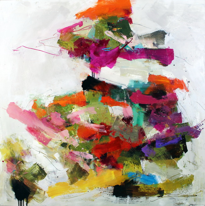 Artifice & Outright Fakery  -  abstract painting by Conn Ryder