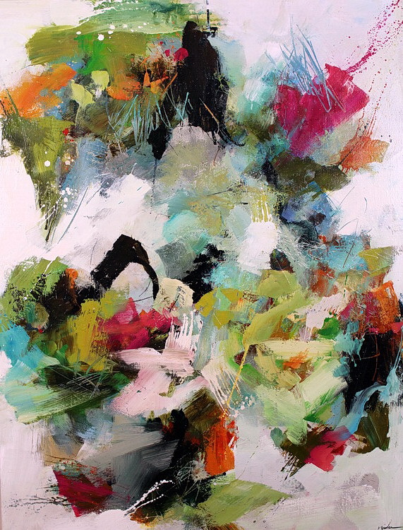 Loosely Speaking -  abstract painting by Conn Ryder